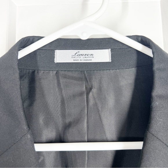 Lauren Ralph Lauren Men's Black Wool Suit Blazer Jacket Size 50L - Picture 4 of 12